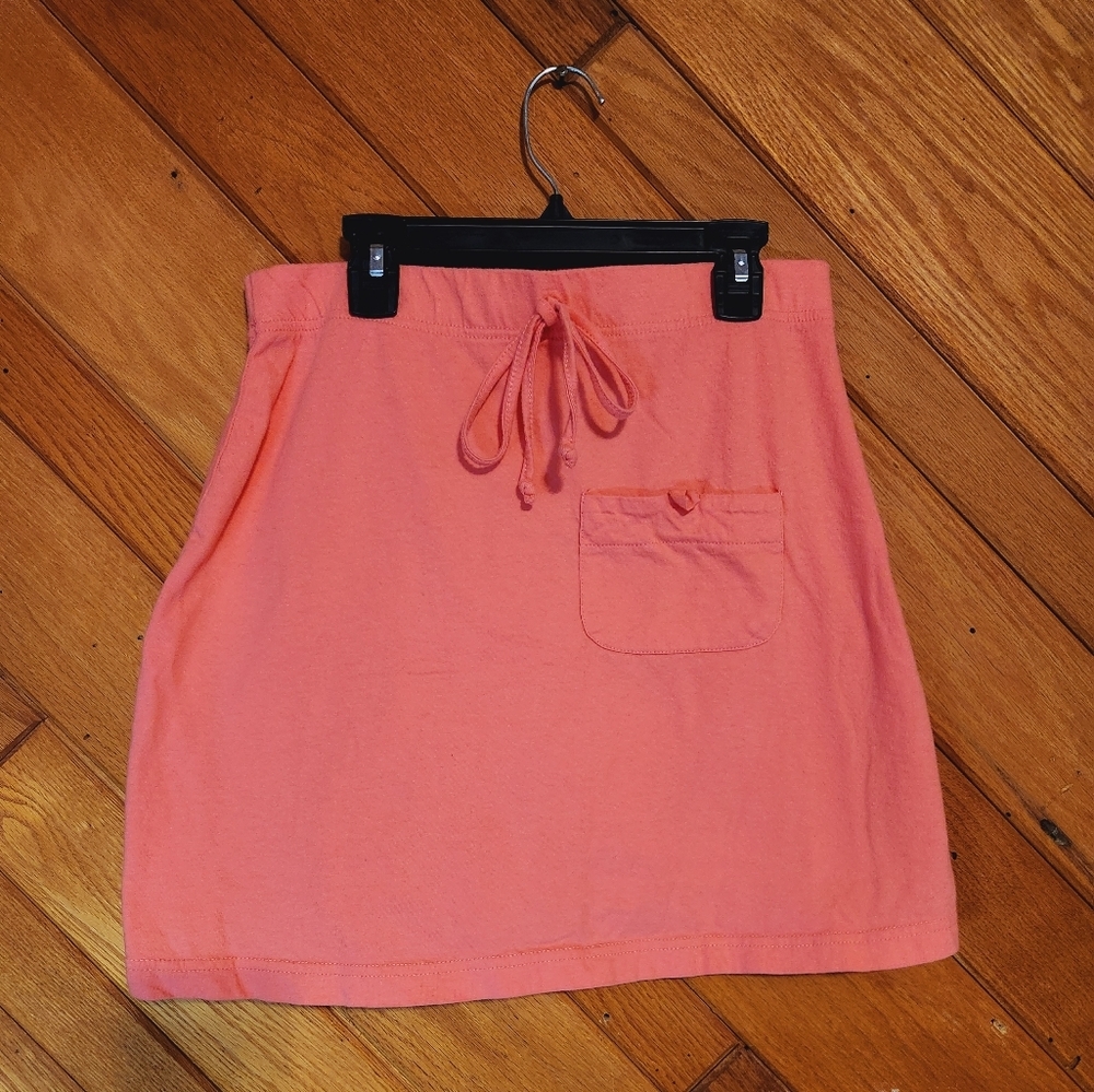 Metropolitan medium pink cotton mini skirt